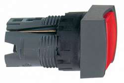 SE Кнопка квадратная плоская красная арт. ZB6CA4