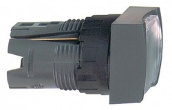 SE Кнопка квадратная с подсветкой белая арт. ZB6CF1