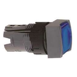 SE Кнопка квадратная с подсветкой синяя арт. ZB6CF6