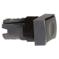 SE Кнопка плоская прямоугольная черная арт. ZB6DA2