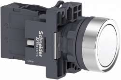 SE Кнопка с фиксацией белая 1НO (XA2EH011) арт. XA2EH011