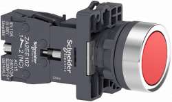 SE Кнопка с фиксацией красная 1НЗ (XA2EH042) арт. XA2EH042