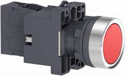 SE Кнопка с подсветкой LED, 24В,красная,1НЗ арт. XA2EW34B2