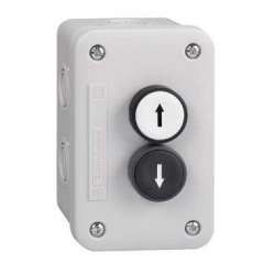 SE Кнопочный пост 2 кнопки белый/черный арт. XALE2235