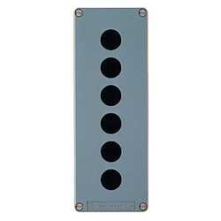 SE Кнопочный пост металлический 6 отверстий 80х220 арт. XAPM4506