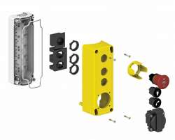 SE Кнопочный пост в сборе 3 команд XALFK3001E арт. XALFK3001E