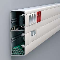 SE Короб 2х секц.165х55мм с крыш. OL45, ПВХ арт. ISM10400