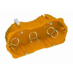 SE Коробка установочная двухпостовая для полых стен 151х71х51 арт. KM-251