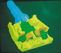 SE Кронштейн пластиковый для алюм. трубы арт. XVBZ01