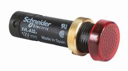 SE Лампа сигнальная, 12мм, круглая, красная арт. XVLA314