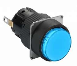 SE Лампа сигнальная, 16 мм, синяя, круглая арт. XB6EAV6JP