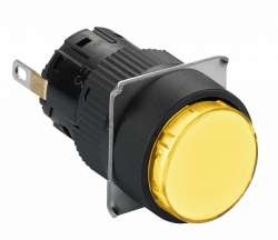 SE Лампа сигнальная, 16 мм, желтая, круглая арт. XB6EAV5JP