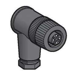 SE М12 Угловое соединение арт. XZCC12FCP40B