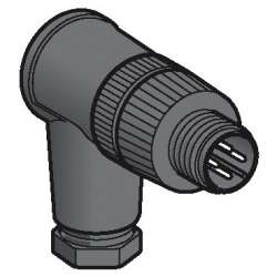 SE М12 Угловой разъем 4 пина арт. XZCC12MCP40B