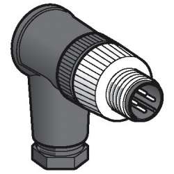 SE М12 Угловой разъем 4 штыря арт. XZCC12MCM40B