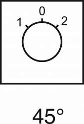 SE Маркировка для кулачкового переключателя XBCY2213 арт. XBCY2213