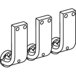 SE Masterpact Запчасти для стационарных 3P NT: 3 коннектора переднее присоединение арт. 47069