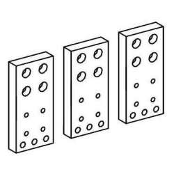 SE Masterpact Запчасти для стационарных NW20/32: 3 коннектора переднее нижнее присоединение арт. 47942