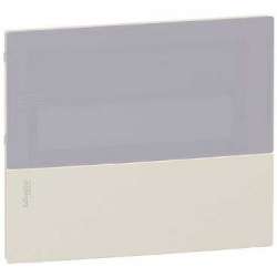 SE Mini Pragma Бежевая Панель передняя, 1ряд/18 модулей, встраиваемая дымчатая дверь арт. MIP40118T