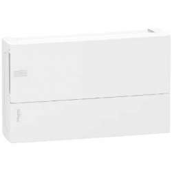 SE Mini Pragma Бокс навесной 1ряд/18 модулей белая дверь арт. MIP12118