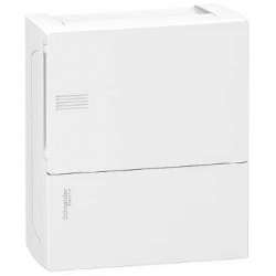 SE Mini Pragma Бокс навесной 1ряд/8 модулей белая дверь арт. MIP12108