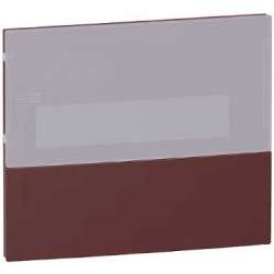 SE Mini Pragma Бордо Панель передняя, 1ряд/18 модулей, встраиваемая дымчатая дверь арт. MIP50118T