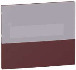 SE Mini Pragma Бордо Панель передняя, 3 ряда/36 модулей, встраиваемая дымчатая дверь арт. MIP50312T