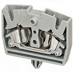 SE Миниклеммник пружинный, с защелкой, проходной, 2тчк, 2,5мм, синий, непосредственный монтаж (NSYTRR22MPBL) арт. NSYTRR22MPBL