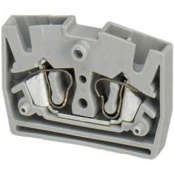 SE Миниклеммник пружинный с фланцем, проходной, 2тчк, 2,5мм, серый (NSYTRR22MFF) арт. NSYTRR22MFF