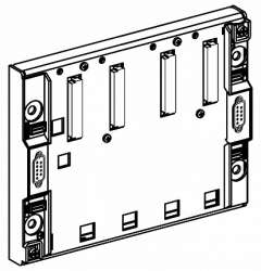 SE Modicon Шасси на 4 пластоместа с расширением арт. TSXRKY4EX