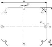 SE Монтажная плата 275х225 арт. NSYAMPM2924TB