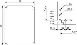 SE Монтажная плата бакелитовая 300x300 арт. NSYMB33