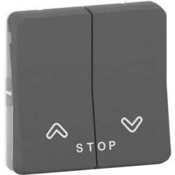 SE Mureva Styl Антрацит Кнопка для управления жалюзи, IP55 арт. MUR35042