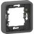 SE Mureva Styl Антрацит Рамка 1-ая без винтов IP55 арт. MUR34107