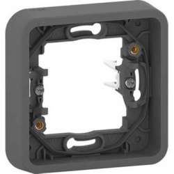 SE Mureva Styl Антрацит Рамка 1-ая с винтами IP55 арт. MUR34108