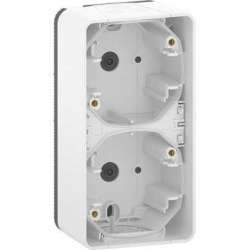 SE Mureva Styl наруж Бел Бокс 2-ой для накладного вертикального монтажа, IP55 арт. MUR39912