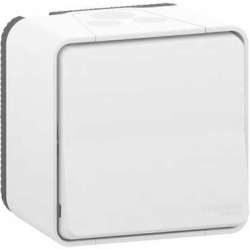 SE Mureva Styl наруж Бел Выключатель кнопочный, IP55 арт. MUR39026