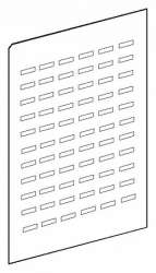 SE Набор прямоугольных маркировок арт. ZB6YD003