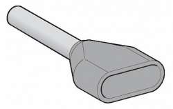 SE Наконечник для одновременного монтажа двух проводов 0,5мм белый арт. AZ5DE005