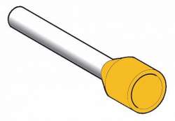 SE Наконечник длинный 6мм2, желтый арт. DZ5CE063D