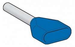 SE Наконечник двойной 2x2.5мм арт. AZ5DE025D