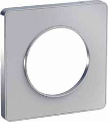 SE Odace Алюминий/Алюминий (пластик) Рамка 1-ая арт. S53P802