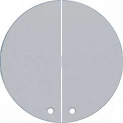 SE Odace Алюминий Клавиша 2-ая с окном для подсветки LED арт. S53R298