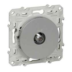 SE Odace Алюминий Розетка ТV/SAT арт. S53R446