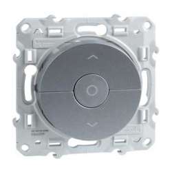 SE Odace Алюминий Выключатель 3-кнопочный 3-позиционный для жалюзи арт. S53R208