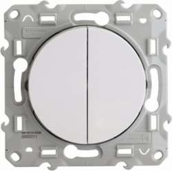 SE Odace Бел Переключатель 2-клавишный арт. S52R213