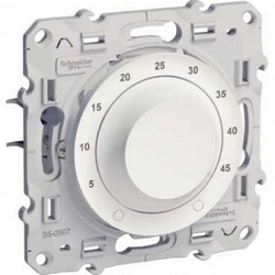 SE Odace Бел Регулятор теплого пола с внешним датчиком 10А арт. S52R507