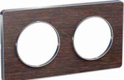 SE Odace Венге/Алюминий Рамка 2-ая арт. S53P804P