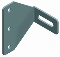 SE Опорный держатель без рейки (2 шт.) арт. NSYMFS1