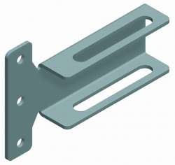 SE Опорный регулируемый держатель без рейки (2 шт.) арт. NSYMFS1D